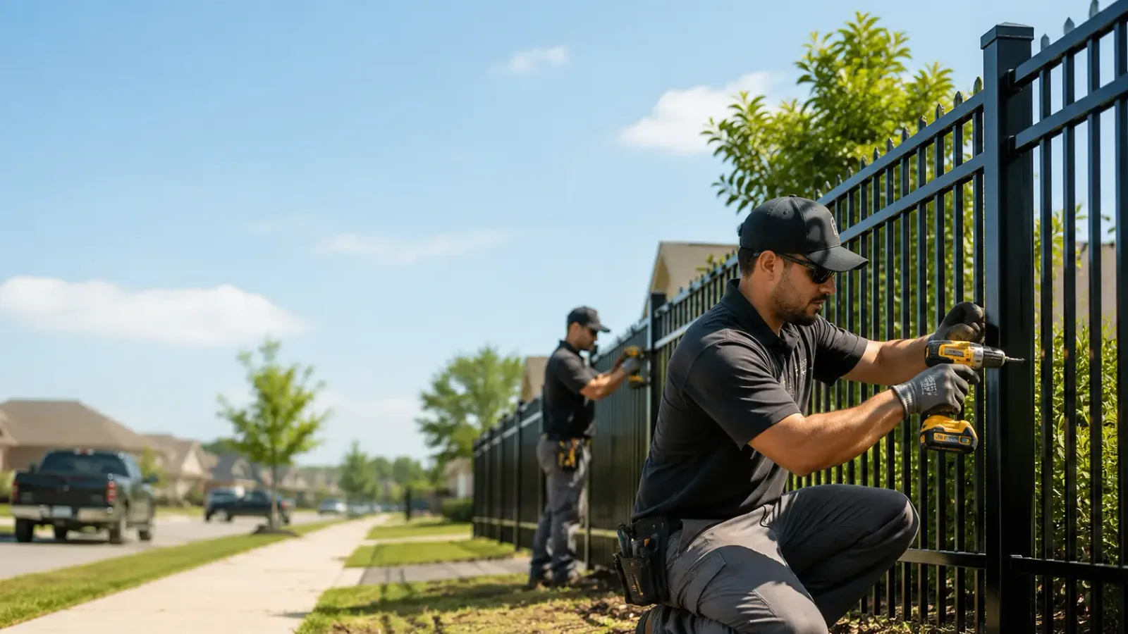 Metal Fence Installation in Troy, ME